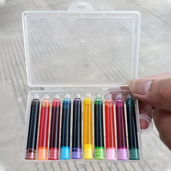 3.4 mm Gekleurde Inkt Cartridges Levert vulpen inkt Refill office-leerling van de school stationery Pack van 10