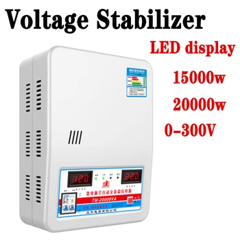 15KVa Voltage Stabilizer Met Input Voltage 120V-270V Output 220V Huishouden Automatische Gestabiliseerde Voeding Tool TM-15000VA