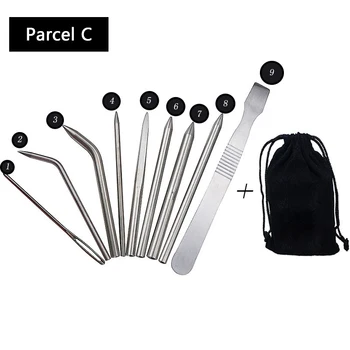 Paracord Stiksels Set van Roestvrij Staal Paraplu Touw Naald Armband-Afvlakker breinaalden DIY Sieraden Accessoires