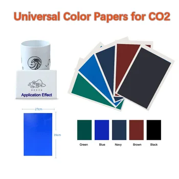 Gesneden Gekleurd Papier voor de CO2-Vezel Semi-conductor UV-Laser-Markering Machine Gravure Universele Kleur Papier geschikt voor Laser