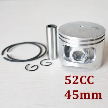 Kettingzaag Zuiger Kit 45mm Voor Chinese 5200 52cc G5200 Gas Cilinder Motor Motor w/ Pin Ringen Circlips Onderdelen