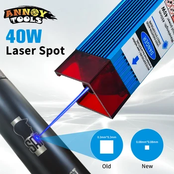 CNC graveermachine Laser Hoofd 40W Blauwe Lichte Laser Module voor het Snijden van Multiplex en Metaal Graveren