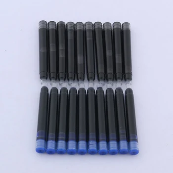 Hoge Kwaliteit Zwart 25st Universele vulpen Inktpatronen Pen Navulling Kleur 2,6 mm 3.4 mm Stationery Office schoolbenodigdheden