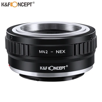 K&F-CONCEPT M42-NEX voor M42 Lens NEX Pro E Mount Adapter Ring Voor M42 schroefdraad van de Lens naar Sony NEX E-Mount Camera