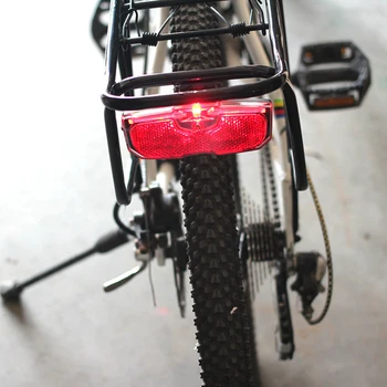 USB-Oplaadbare LED Fiets Achterlicht Waterdichte mountainbike Stam Mount Veiligheid ' s Nachts te fietsen Waarschuwing achterlicht Fiets Licht
