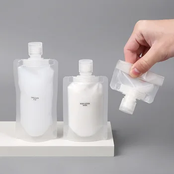 Grote Diameter Reizen Sub-Verpakkende Zak 30ml 50ml 100ml Flessen Draagbare Shampoo Cosmetische Lotion Container Wegwerp Fles