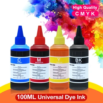 OYfame 100 ml Dye Inkt Universele Inkt Refill sets Voor Epson, Canon, HP Alle Inkjet-dye-inkt CISS Inkt en hervulbare dye-inkt