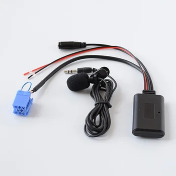 Nieuwe 8Pin Bluetooth 5.0 Draadloze AUX input Audio Kabel Microfoon Gratis Bellen Adapter Voor Benz Smart Fortwo 450 Radio-MP3-Aux -