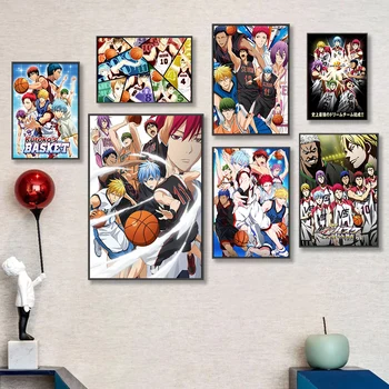 Klassieke Japanse Anime vijf primaire origami Basketbal Posters en Prints, Canvas Schilderij, Kunst aan de Muur, Foto ' Huis Kamer Decor Cuadros