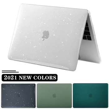 Glimmende Laptop-hoes Voor MacBook air M1 2020 2021 Funda Macbook pro 13 case Funda MacBook Air 13 case Cover Macbook accessoires
