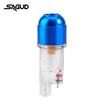 SAGUD Airbrush in-Line Mini Air Filter de Val van de Vochtigheid van de Olie-waterafscheider met 1/8