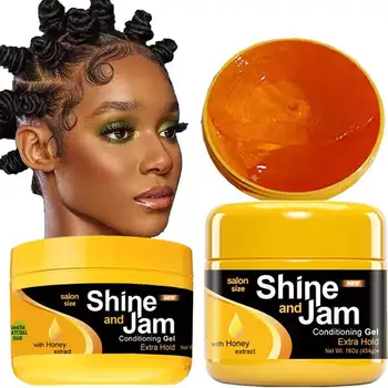 Haar Styling Wax Cream voor Vrouwen 24 Uur per dag voor Sterke versteviging en Niet-vette Soepeler Rand Tamer Pommade Zijde Gel Hair Rand Booster