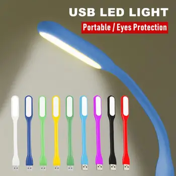 USB-Light LED leeslamp Mini Book Light Portable Camping Verlichting bij Nacht tafellampen Voor Power Bank PC Laptop Notebook