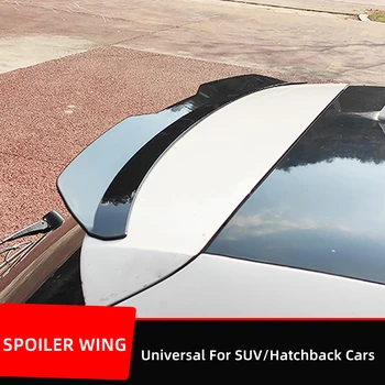 Universele Auto Spoiler Hatchback SUV Achterste Dak, kofferdeksel Lip Vleugels Zwart ABS Carbon Decoratie 99CM Accessoires voor het Exterieur Delen