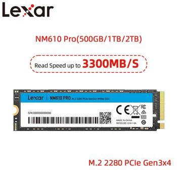 Lexar ssd nvme m2 1 tb 2 tb 500 GB NM610 Pro M. 2 2280 PCIe Gen 3.0x4 Interne Solid State Drives (Harde Schijf voor de notebook computer