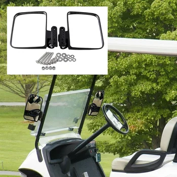 Golfkar Spiegels - Universele Inklapbare zijaanzicht Spiegel Voor golfkarren Voor Club Car Voor EZGO Hoge Kwaliteit Auto-Accessoires