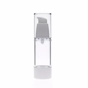 1Pcs 30ml Transparante Airless Pomp Vacuüm Fles Toiletartikelen Container Hervulbare Kunststof Dispenser Reizen Cosmetische Fles#225815