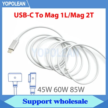 usb-c Type C aan Magsaf* 1/2 Kabel Snoer Adapter PD Snel Opladen Kabel voor Apple MacBook Air/Pro 61w 87w Snel op te Laden Converter