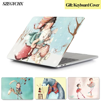 Nieuwe Laptop-hoes Voor MacBook Pro 13 Case 11 12 15 16 inch Shell voor Mac book Air 13 A2179 2020 Geval Touch Bar + toetsenbord Cover
