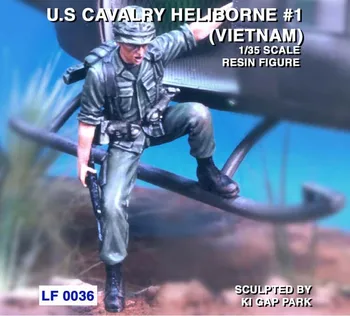 1/35 Resin Figuur Model Kits ONS Cavalerie Heliborne #1 Los ongeverfd