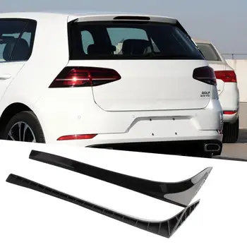 1 Paar zelfklevende Auto naast achterspoiler Wijziging van Onderdelen voor VW Golf 7 MK7 2014-2018