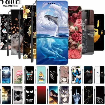 Lederen Cover van het Boek Voor de Motorola Moto G82 5G Geval G62 G42 Wallet Flip Cat Coque Voor Moto G9 Spelen G8-Power Lite Case Bescherming
