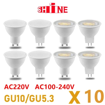 LED energiezuinige schijnwerper GU10 GU5.3 AC110V AC230V niet-strobe warm wit licht 3W-8W kan vervangen 30W 50W halogeen lamp