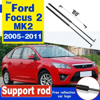 Voor Ford Focus 2 MK2 2005-2011 auto-bonnet-cover lift ondersteuning voorjaar beugel hydraulische staaf strut bars auto styling accessoires