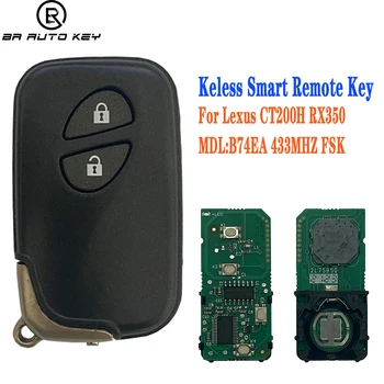 89904-48521 Aftermarket 2/3Button Smart Key Fob Voor Lexus RX350 RX450H CT200H 2011 - 433.92 MHz ID74 Chip B74EA 271451-5290 F433