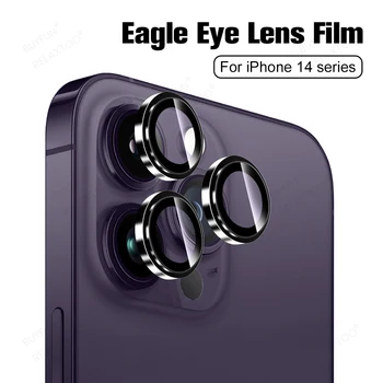 Lens Metalen Ring Protector Glas voor de iPhone 14 Pro Max Camera Lens Bescherming Op iPhone14 Plus 14Pro 14 Pro Max Camera Film Geval
