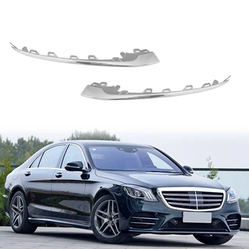 2228857800 Auto Voorbumper Rechts Chroom Strip Kits Accessoires Voor De Mercedes-Benz W222 S Klasse 2018 2019 2020