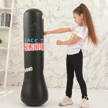 Opblaasbare Boxing Staande Tas Boksen Punch Sandbag PVC Boksen Kolom trainingsdoel Stress voor het Kind Geschenk