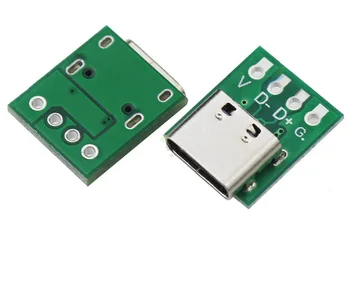 10/5/1Pcs USB 3.1 Type C-Connector 16 Pin-Test PCB Board Adapter 16P Aansluiting Voor Data Line Kabel voor de Overdracht