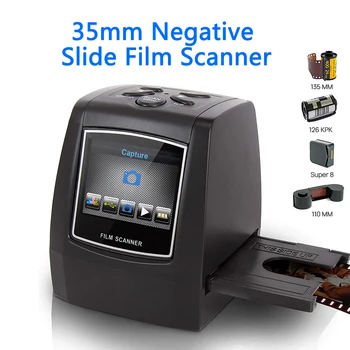 MINI 5MP camera met 35mm negatieven Scanner Negatieve Schuif Photo film Zet USB-Kabel-LCD-Schuif 2.4