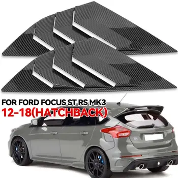 2pcs Voor Ford Focus ST en RS MK3 2012-2018 Hatchback achterruit Ventilatieroosters Auto Blinds Kant Tuyere Ventilatieroosters Vent Accessoires ABS Stijl