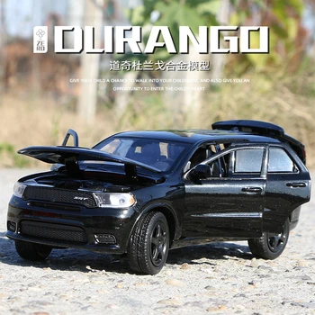 1:32 Durango SUV Legering Auto Gegoten, Licht En Geluid Terug te Trekken Model Speelgoed Voertuig Metalen Auto Simulatie Collectie Speelgoed voor jongens
