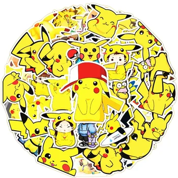 10/30/54Pcs Anime Pokemon Pikachu Graffiti Cartoon Scrapbook Stickers Stickers Motorfiets Laptop Auto-DOE-Deco Sticker Kid Speelgoed Cadeau