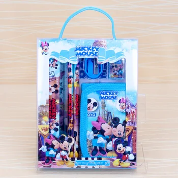 Disney Mickey Mouse Minnie Briefpapier Set Cartoon Bevroren Prinses Kinderen Schattige schoolspullen Anime Briefpapier verjaardagscadeau
