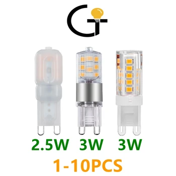 1-10PCS LED direct-plug G9 lamp van het graan AC220V 2,5 W 3W super licht, zonder stroboscoop lamp van het Kristal kan vervangen 20W 50W halogeen lamp