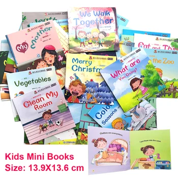 Engels prentenboek voor Kinderen, Voorschoolse het Lezen van Boeken Baby Verhaal Pre K Learning Educatieve Boekjes Leren Speelgoed Montessori