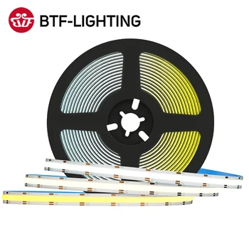 FCOB CCT LED Light Strip 640 Led ' s met Hoge Dichtheid Flexibele FOB COB 10mm Led Licht RA90 2700K tot 6000K Lineaire Dimbare DC12V DC24V