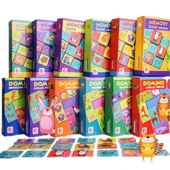 Dieren Letter Memory Spel ABC Leren voor Peuters Matching Game Educatief Speelgoed voor Kinderen, Voorschoolse Alfabet Flash-Kaarten