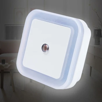 ONS EU Plug Auto-Nacht Lamp-LED Inductie Sensor Controle-led Smart Home Nacht Licht Voor Baby Slaapkamer Lamp Energiebesparing