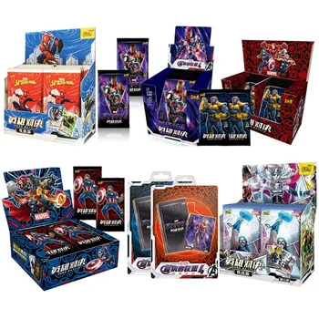 KAYOU Marvel Kaarten Helden Versus Avengers Anime Kaarten Speelgoed Partij het Spelen van Spelletjes de Kinderen Gaven Collectie Cadeau-Dozen Papier Hobby