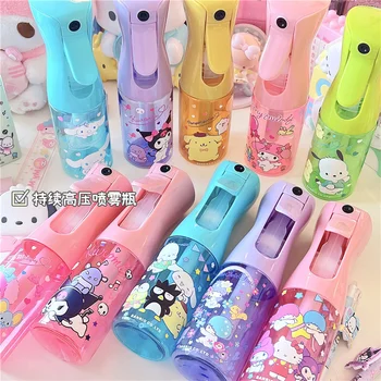 200ml Kawaii Sanrio Hello Kitty Spray Fles Kuromi Mijn Melodie Leuke Grote Capaciteit Hoge Druk Continue Hydratatie Veldspuit