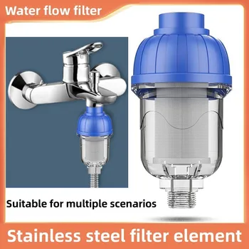 Water Flow Filter 40 Micron Filter Zuivering Element Multi-purpose Kleine Water Filter 20mm waterpijp Universele Interface