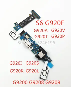 Voor de Samsung Galaxy S6 G920F G920A G920V G920T G920P G920I G920S G920K G920L Dock Connector Micro-USB-Poort Flex Kabel Laden