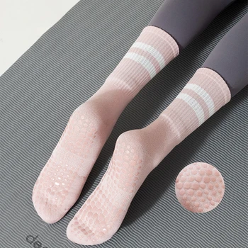 Warm Hoge Kwaliteit Bandage Yoga Sokken Anti-Slip Quick-Dry Demping Pilates, Ballet Sokken Goede Grip Voor Vrouwen Katoen Fitness Sokken