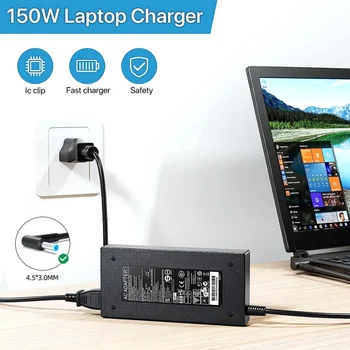 150W 19.5 V 7,7 A AC Laptop Adapter Oplader voor HP OMEN door 15 17,ZBook Studio x360 15 15U G3 G4 G5 Paviljoen Gaming 15 17