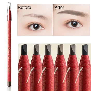 1pcs Wenkbrauw Potlood Cosmetica Wenkbrauwen verven Waterdichte Microblading Tattoo Brow Pen Eye Brow Pencil Permanente Make-up Accessoires